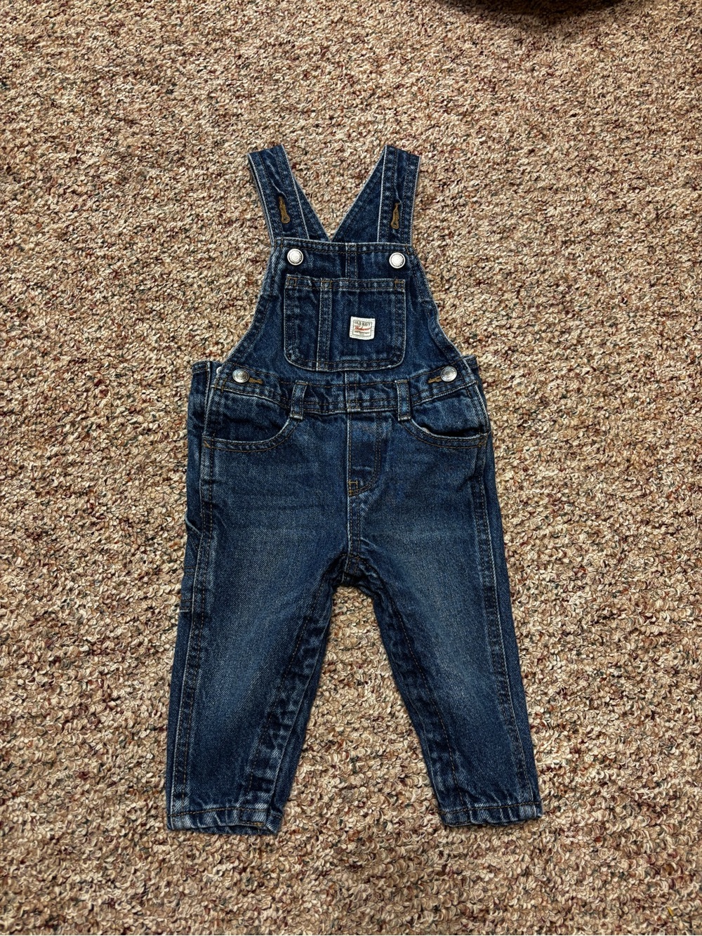 ⬇️Classic Denim Overalls - Dark Blue